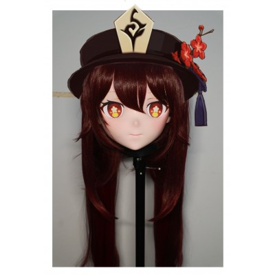 (GLA02)Customize Character'! Female/Girl Resin Full/Half Head With Lock Anime Cosplay Japanese Animego Kigurumi Mask